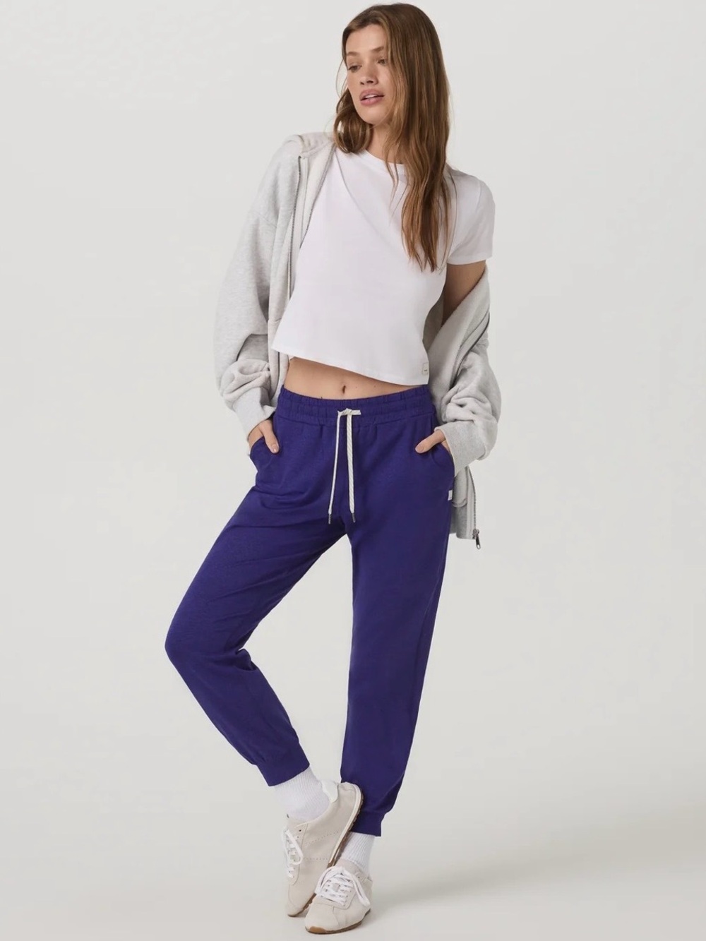 Vuori Performance Jogger color Stellar Sky Heather sz Small Athleisure Elevated
